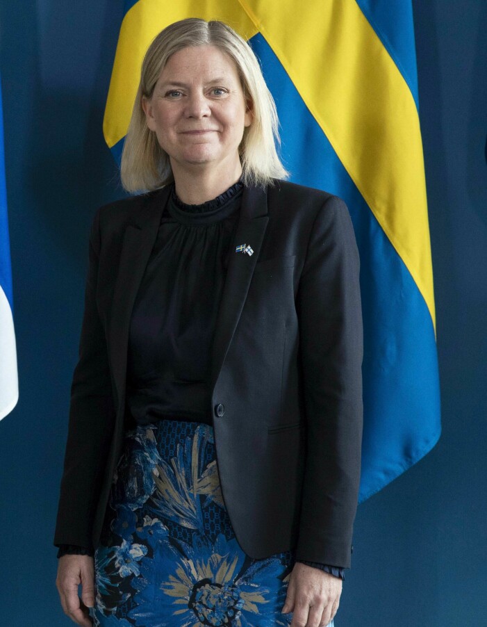 Magdalena Andersson, 55 år, Sveriges första kvinnliga statsminister.