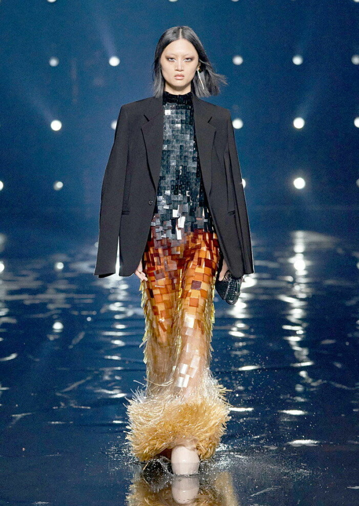 Givenchys Fall Winter 2021-2022 fashion show during Paris Fashion Week FW21
