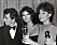 Peter Falk, Raquel Welch och Barbra Streisand fotade tillsammans på Golden Globe-galan år 1977.