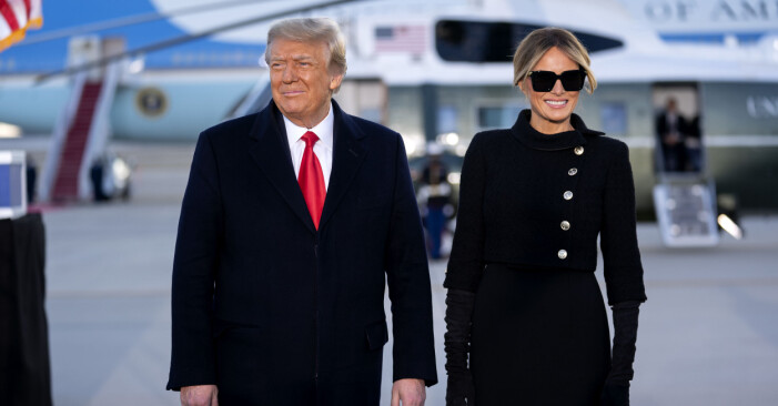 Donald Trumps berättar vad Melania Trump gör nu.