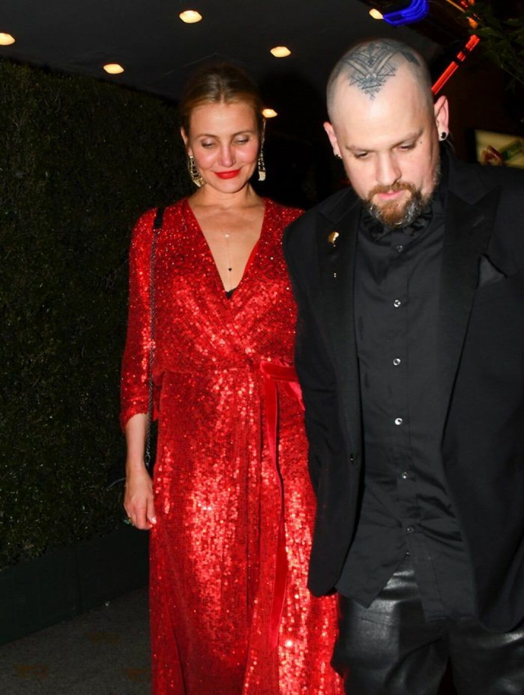 Cameron Diaz och Benji Madden. Cameron Diaz och Benji Madden.