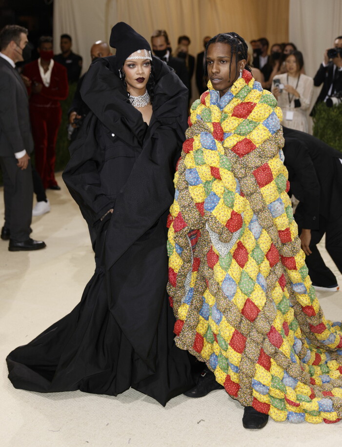 ... och här i sällskap av pojkvännen ASAP Rocky.