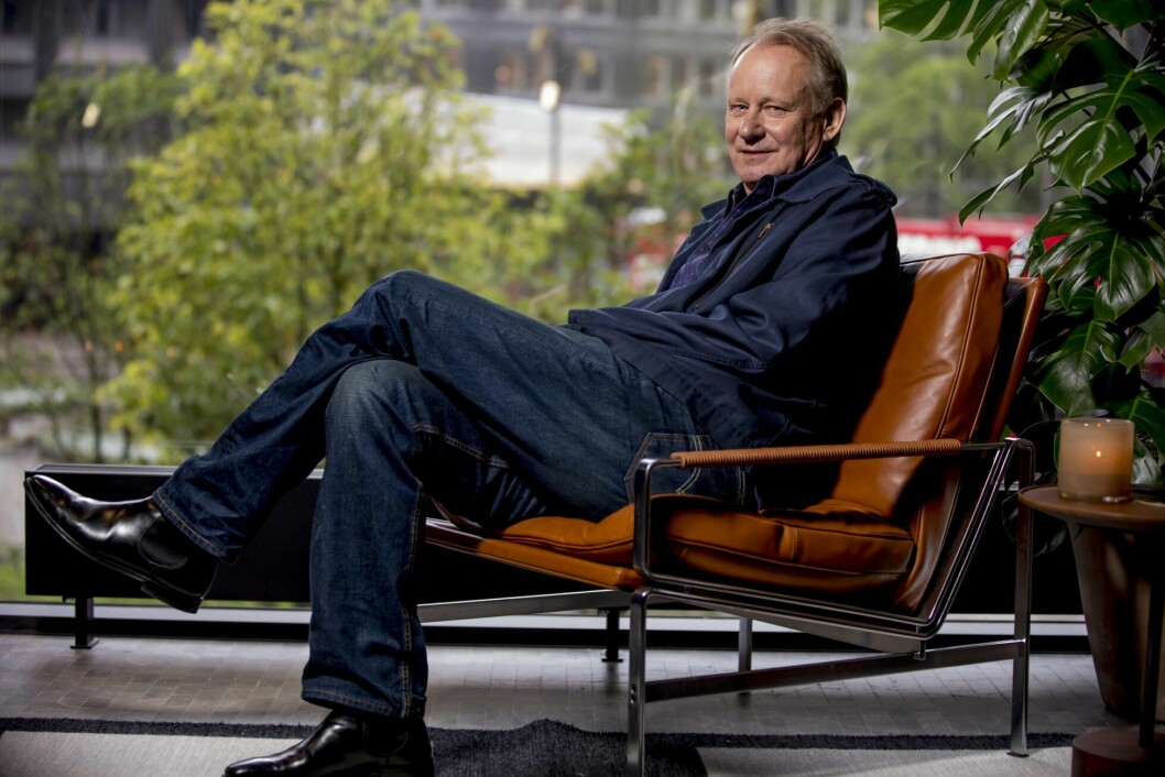 Nästa år blir en av landets mest hyllade skådespelare 70 år – men några planer på pension har han inte. Foto: TT