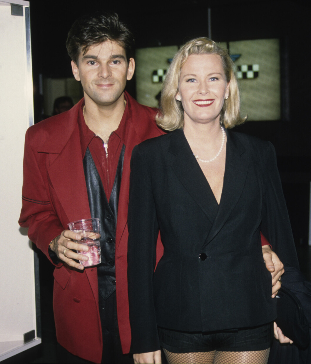 Niklas Strömstedt och Efva Attling på vimmel år 1993.