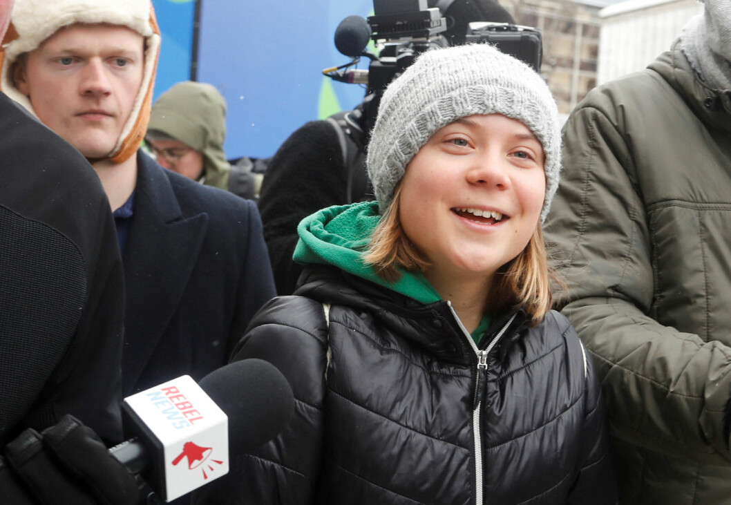Greta Thunberg valde att fira in det nya året med en ny kortklippt frisyr!