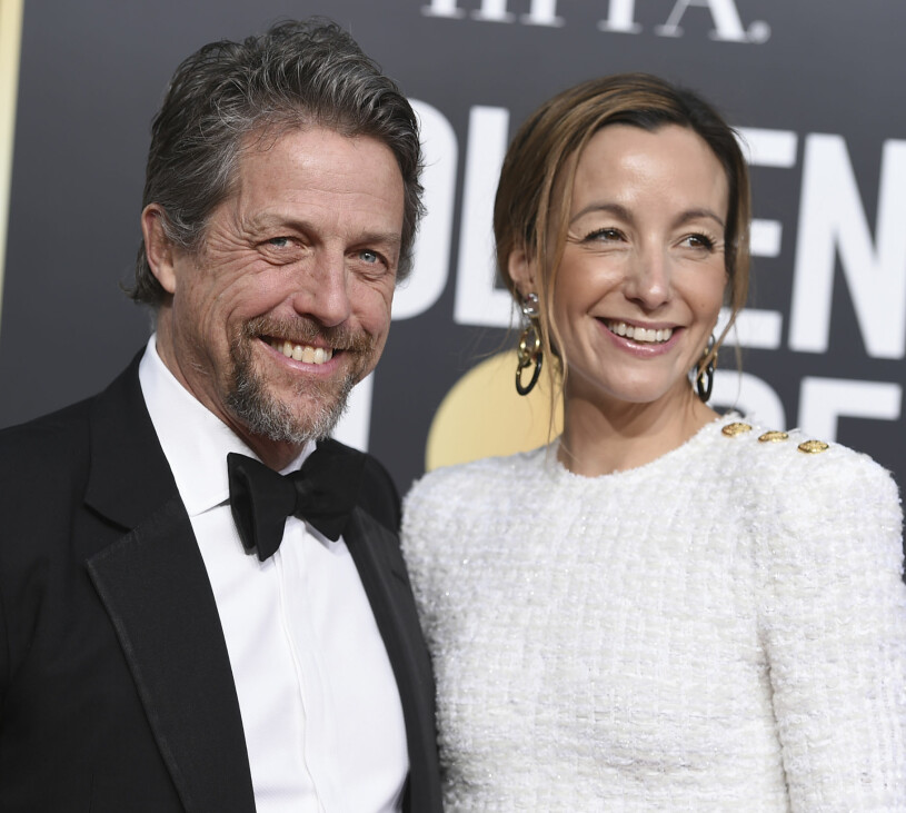 Svenska Anna Eberstein har i dag tre barn tillsammans med britternas älsklingsskådis Hugh Grant.
