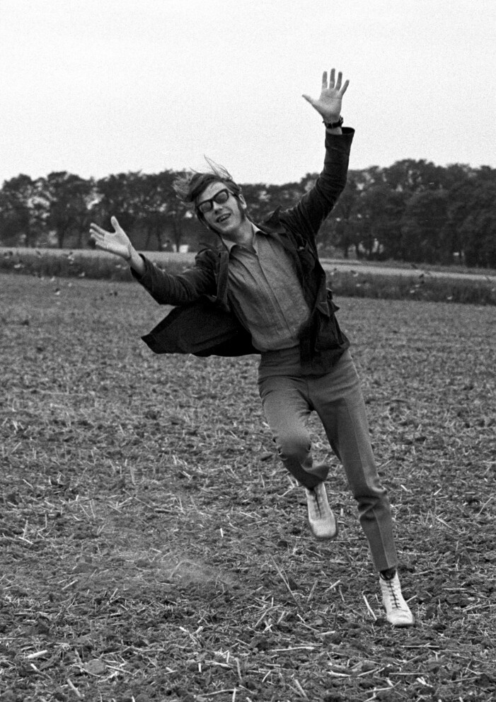 En ung Sven Melander på 70-talet då han var journalist vid Expressens Malmöredaktion. Sven Melander