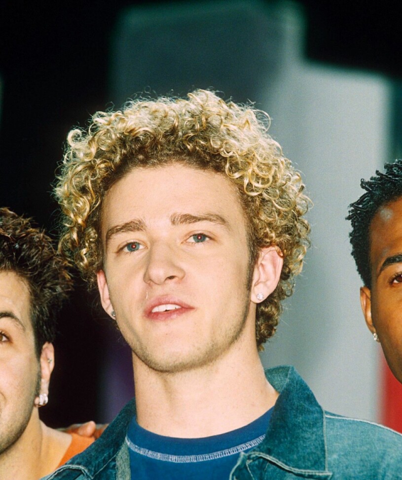 Justin Timberlake var ett av ansiktena utåt för den gula hårfärgen.