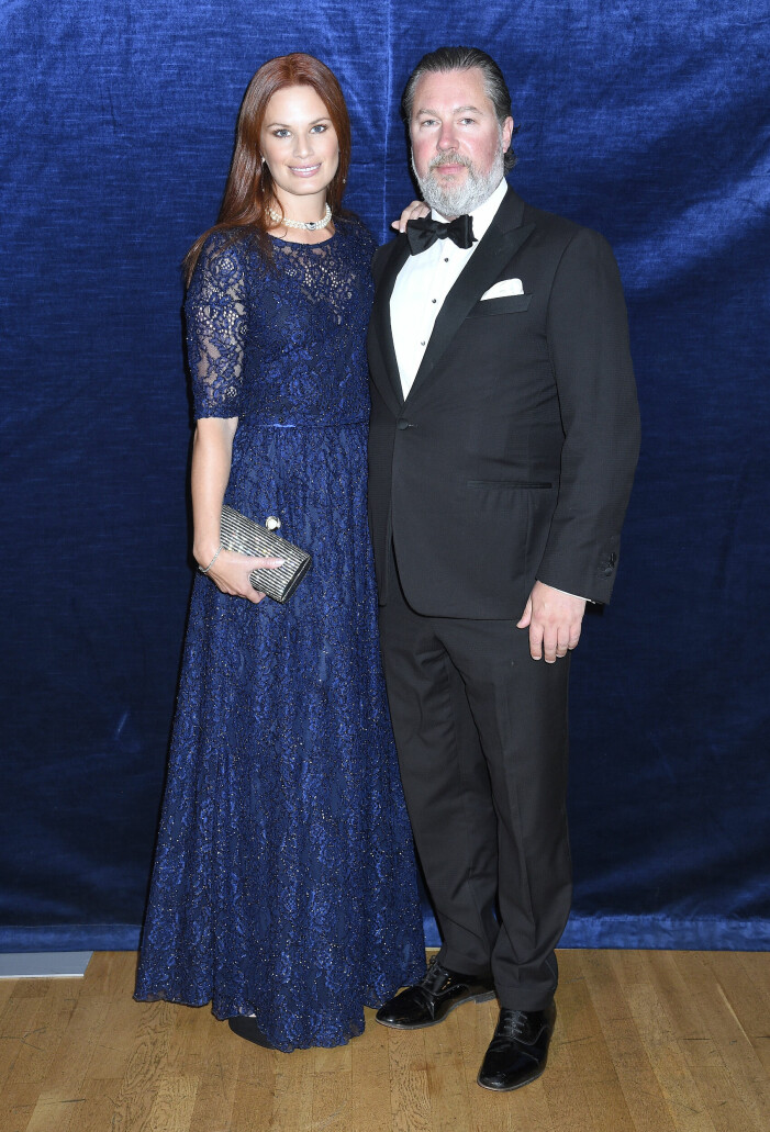 Gustaf Magnuson och ex-frun Vicky Magnuson på Operakällaren i Stockholm 2019.