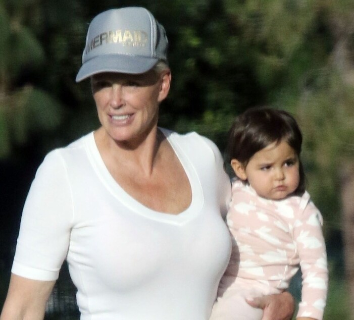 Brigitte Nielsen födde sin dotter vid 55 års ålder. Brigitte Nielsen.