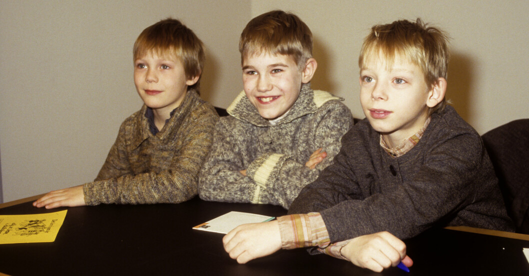 Henrik Larsson, Crispon Dickson och Harald Lönnbro.