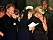 Prinsessan Diana (t h) i tåtar vid begravningsceremonin för modeskaparen Gianni versace.