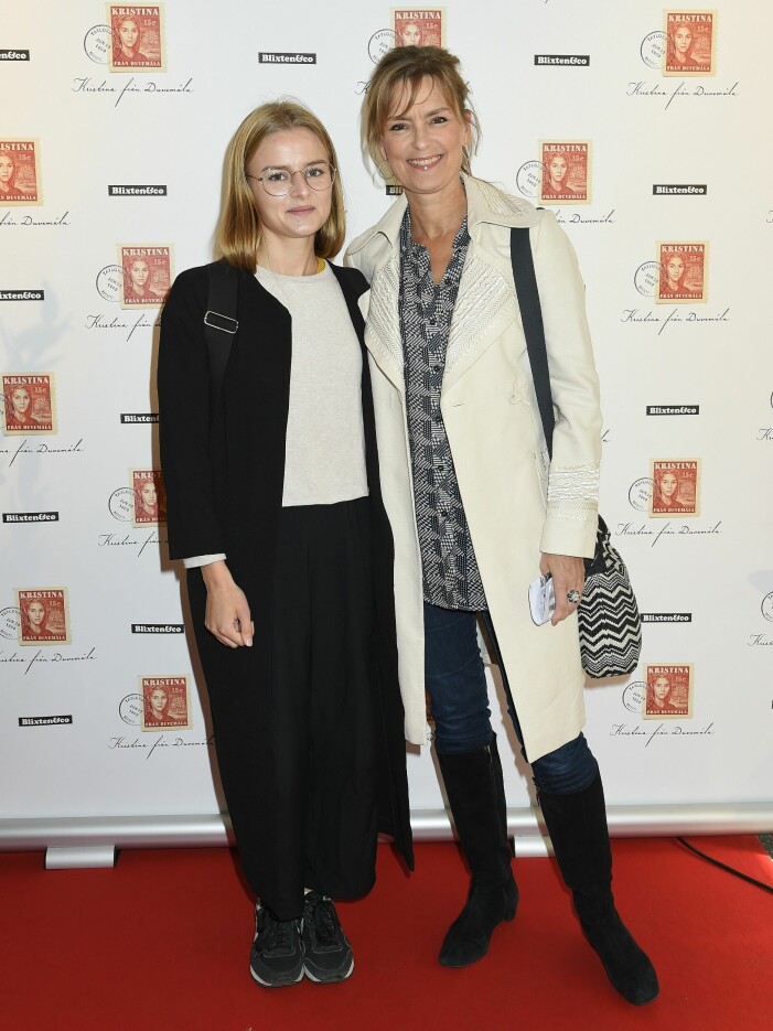 Marie Richardson med Klara 2015.