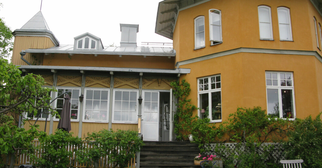 Claes Mosers hem, Villa Akleja i Vaxholm.