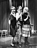 Catrin Westerlund, Allan Edwall och Inga Gill uppträder på Hamburger Börs år 1963.