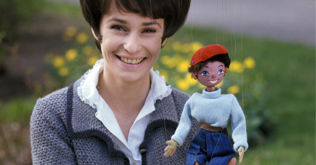 Anita och Televinken på 1960-talet.
