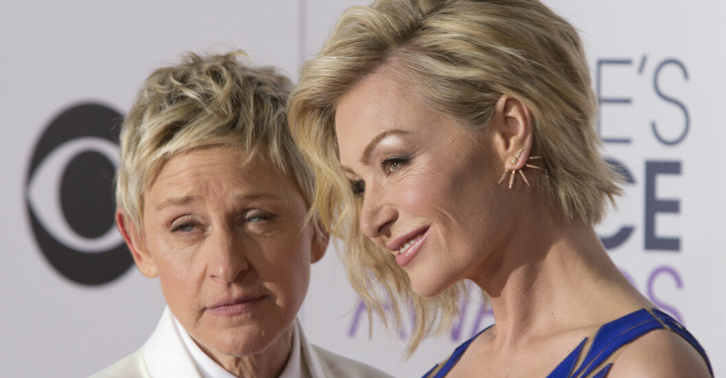 Det skiljer 15 år mellan Ellen DeGeneres och Portia de Rossi.