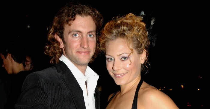 Eva Röse med och Jacob Felländer år 2005.