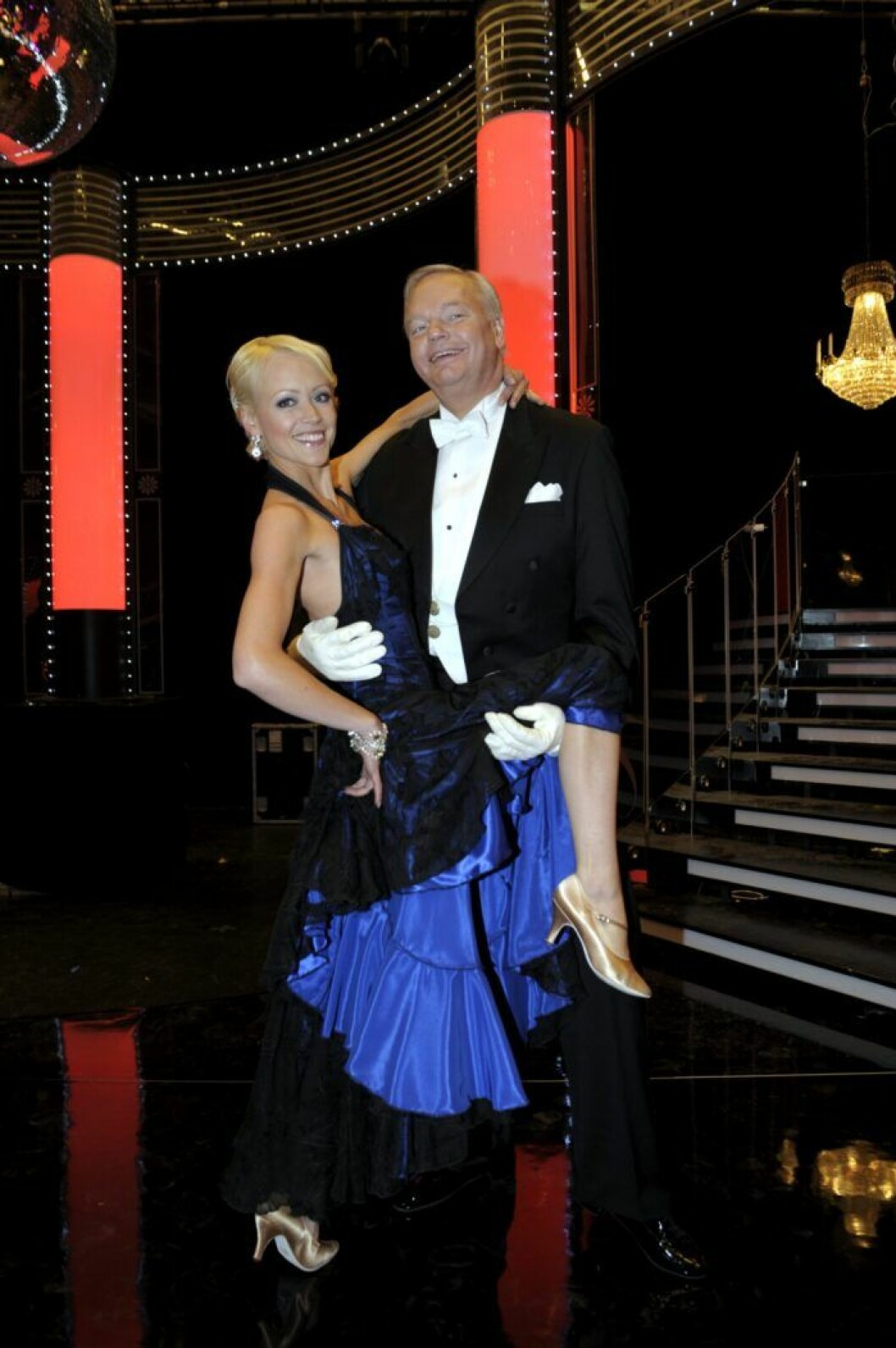 Maria med danspartnern Carl Jan Granqvist 2009.<br>Foto: Janerik Henriksson/SCANPIX