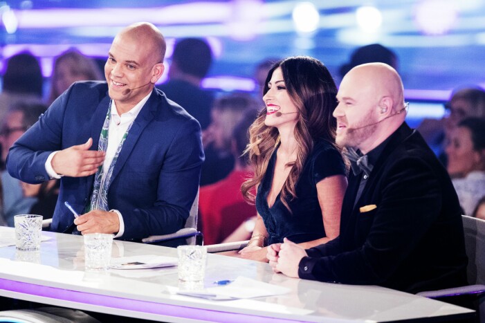 Quincy Jones III med Nikki Amini och Fredrik Kempe.