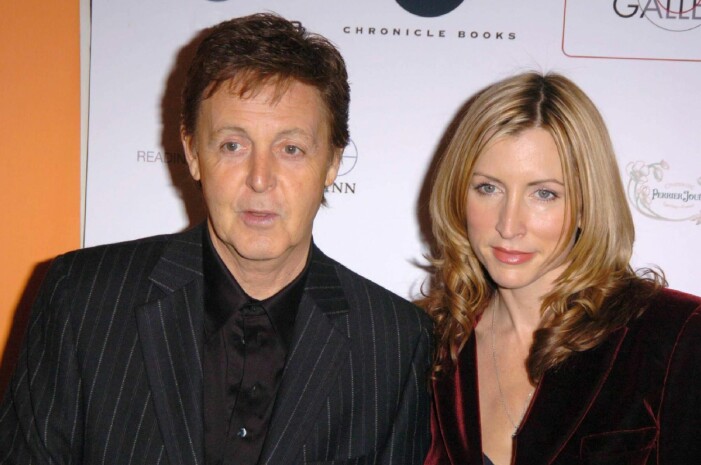 Paul McCartney tillsammans med Heather Mills, som han har dottern Beatrice med.