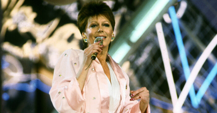 Lill Lindfors gjorde succé som programledare för Eurovision 1985.