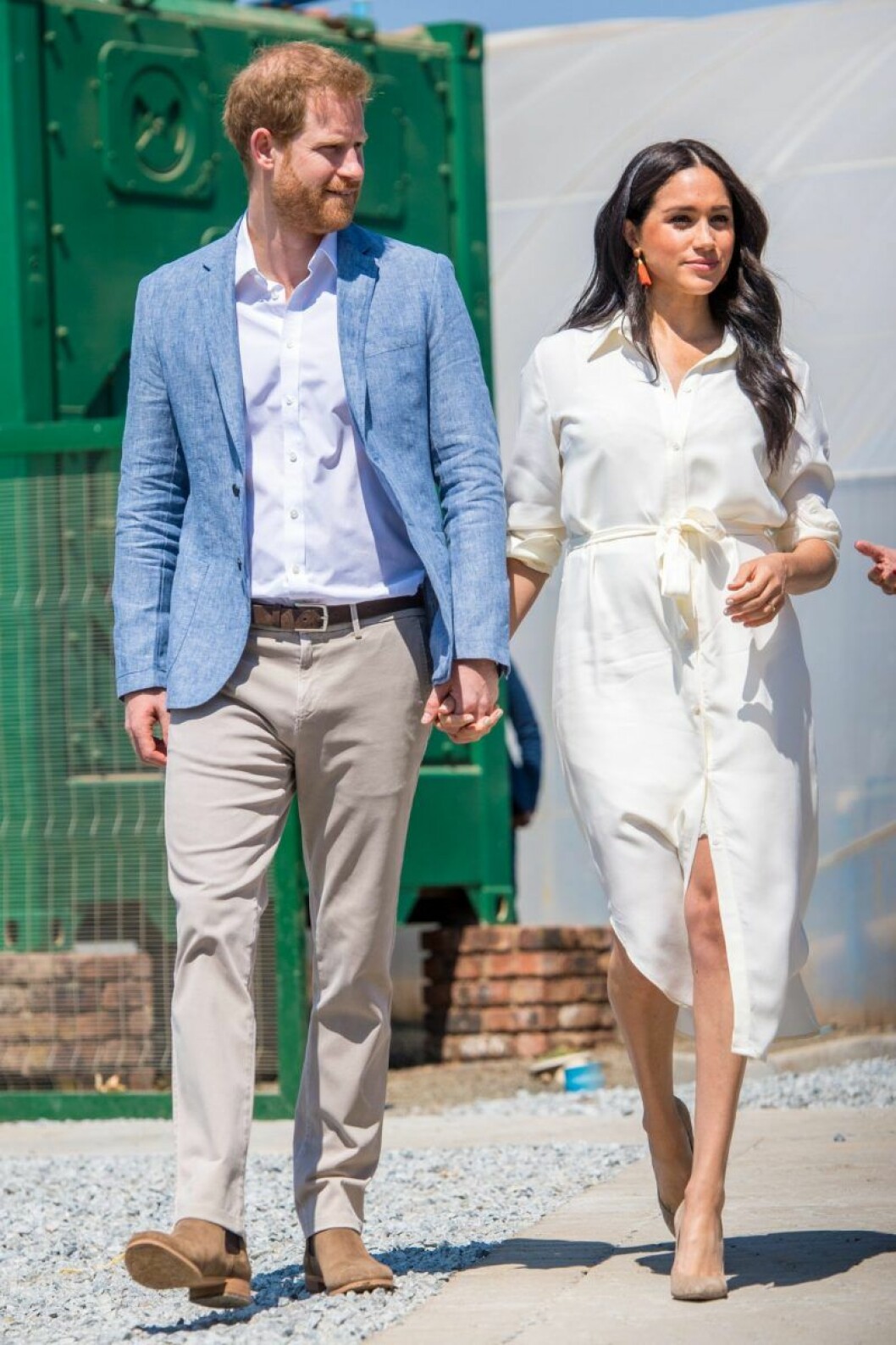 Prins Harry och Meghan Markle meddelade i veckan att de tar en 6 veckors paus från sina uppdrag. Foto: TT Prins Harry och Meghan Markle på resa ihop