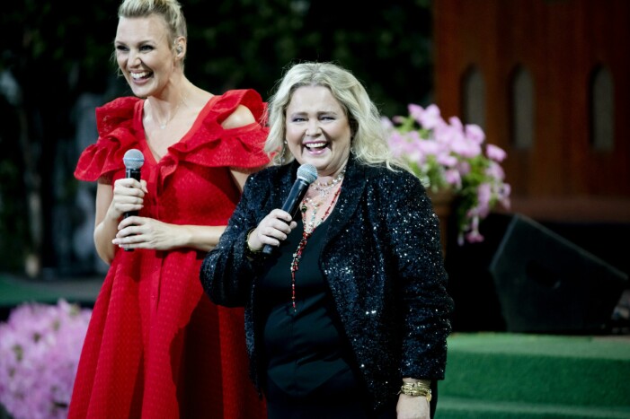 Anita Hegerland på Allsång på Skansen 2018.