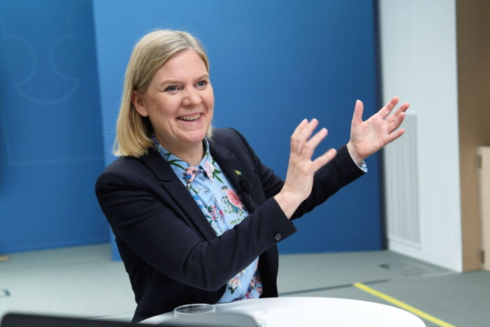 Det är kul med vårbudget, tycker "Magda", som hon kallas.