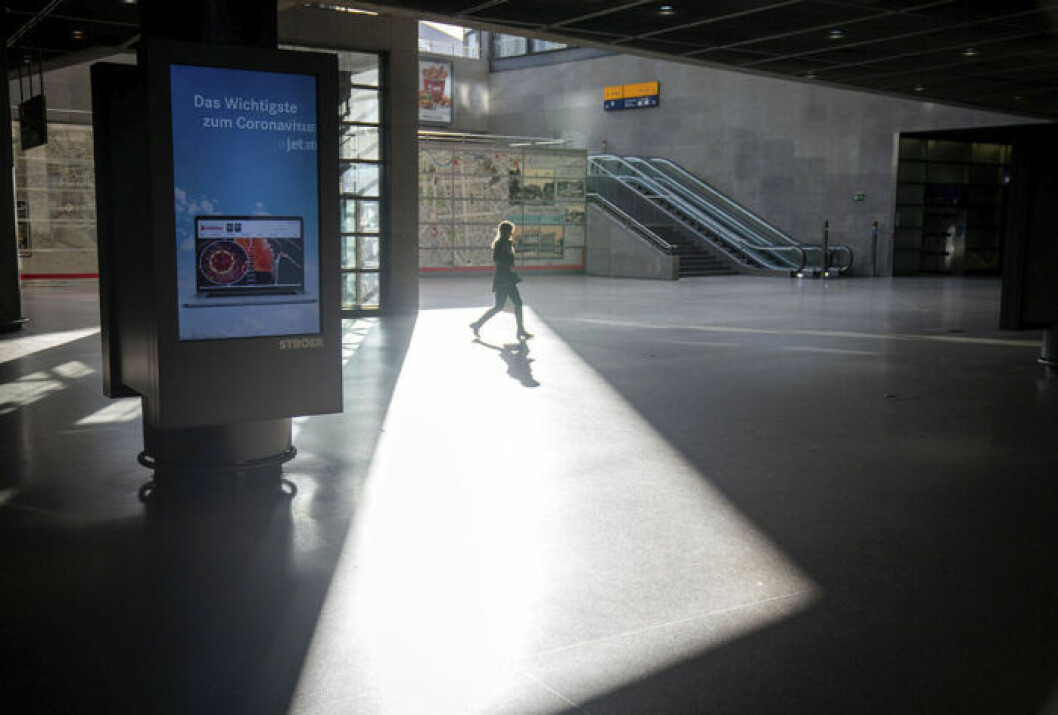 Potsdamer Platz i Berlin Foto: Kay Nietfeld Tom hall i Berlin