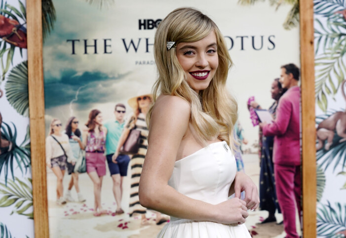 Sydney Sweeney på premiären av "The White Lotus".