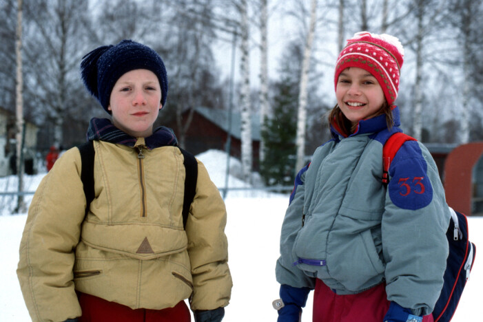 Sune och Sofie i <em>Sunes jul</em>. sune och sofie i sunes jul