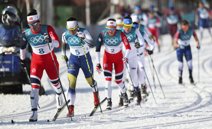 Längd under vinter-OS i Pyeongchang i Sydkorea