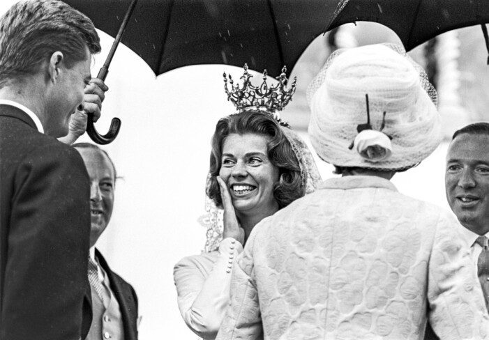 Prinsessan Margaretha på sin bröllopsdag.