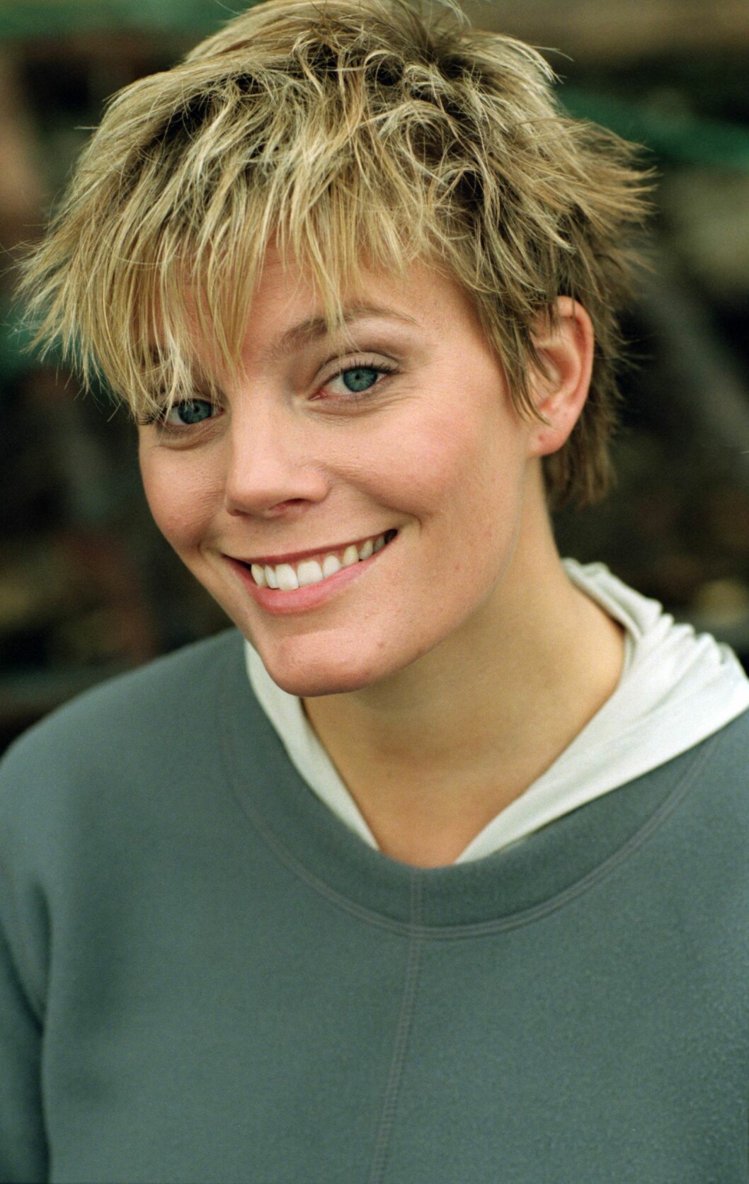 Gry Forssell med kort hår