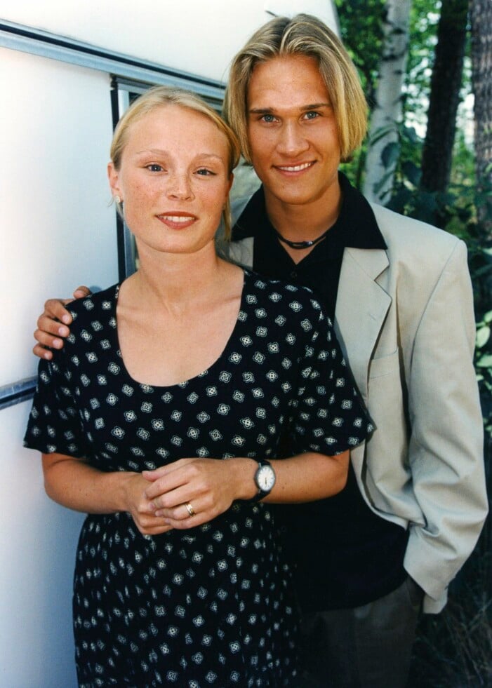 Lina Pleijel och Bengt Dalqvist i var huvudkaraktärer i TV4:s Skilda världar. Lina Pleijel och Bengt Dalqvist spelade huvudkaraktärerna i Skilda världar.