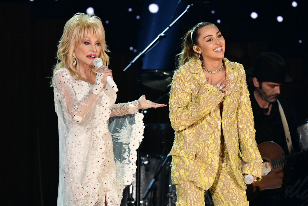 Dolly Parton och Miley Cyrus