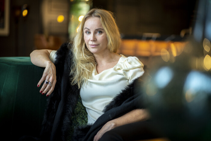 Sofia Helin är dubbelt aktuell. Sofia Helin