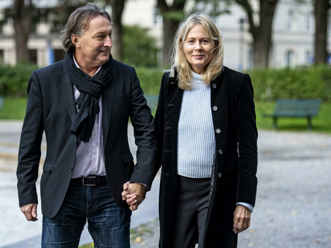 Nina Gunke och Samuel Holgersson träffades år 2000 och gifte sig året därpå. Nina Gunke och Samuel Holgersson träffades år 2000 och gifte sig året därpå.