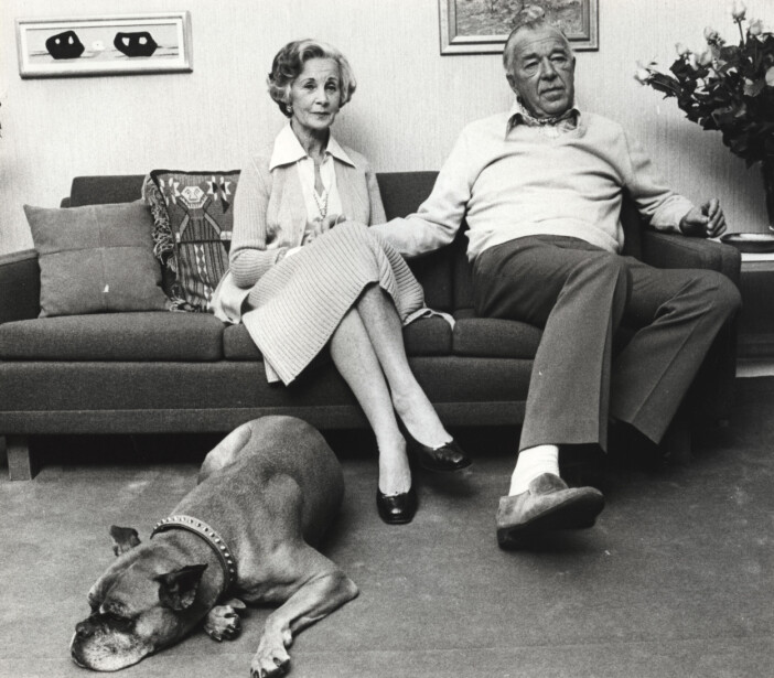 Prins Bertil och prinsessan Lilian. Prins Bertil med prinsessan Lilian.