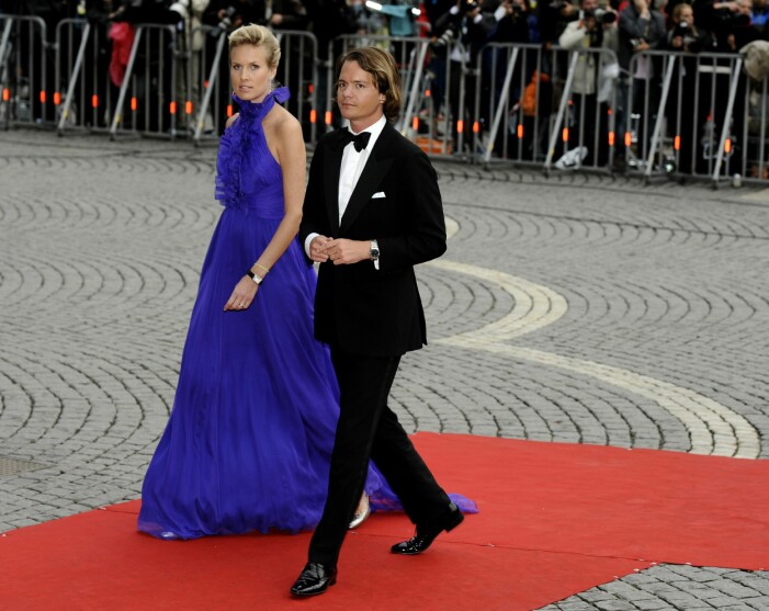 Jan Dinkelspiel och frun Ellen i samband med kronprinsessan Victorias bröllopsfirande 2010.