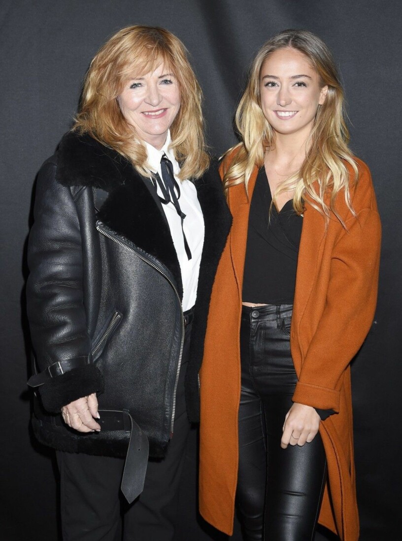Malou von Sivers med dottern Julia 2017.