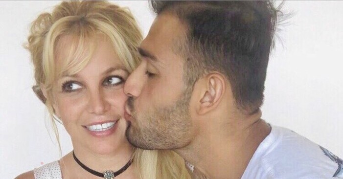 Britney Spears och pojkvännen Sam Asghari.