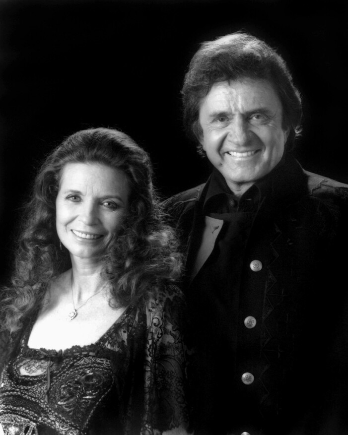 June Carter och Johnny Cash 1982.