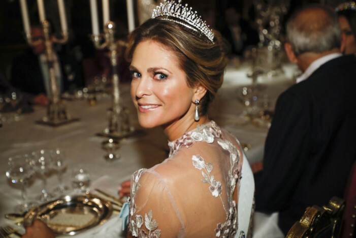 Prinsessan Madeleine på Nobelfesten 2019.