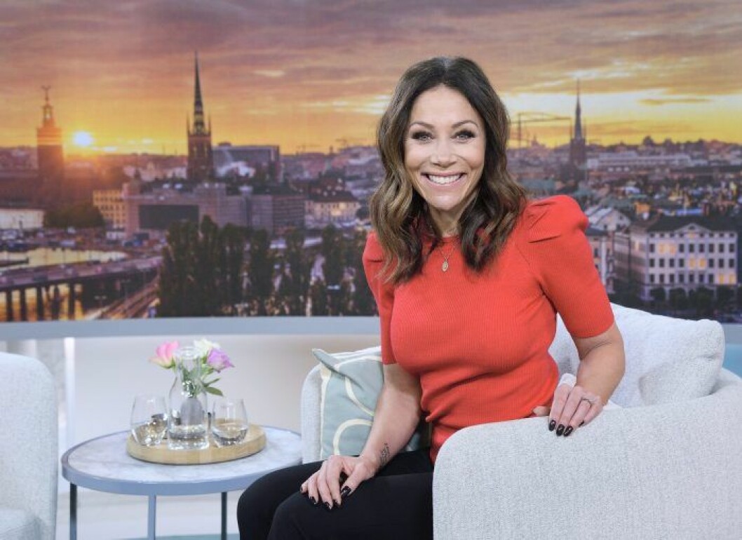 Tilde de Paula Eby som programledare för Efter fem. Tilde de Paula Eby i Efter fem