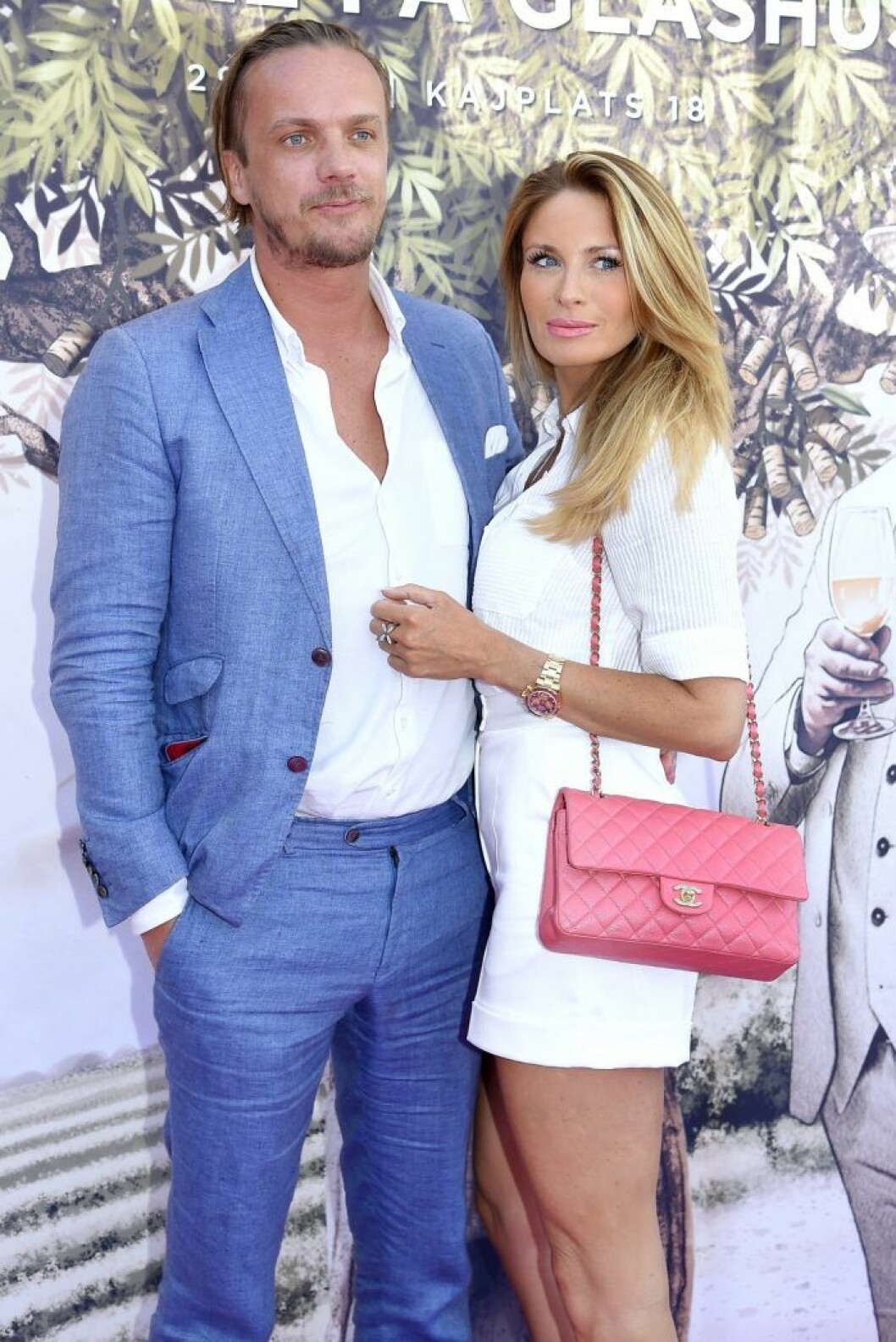 Carolina Gynning och Viktor Philipson sommaren 2019