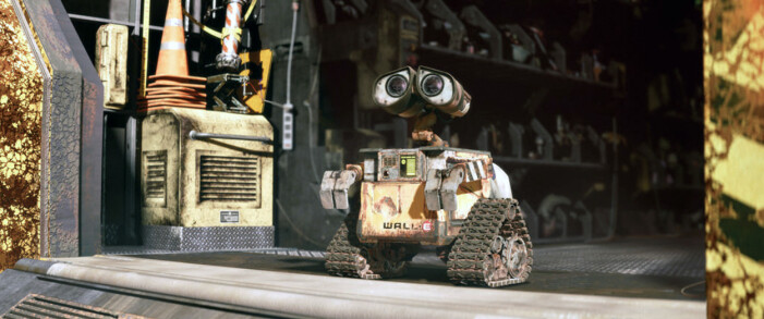 Roboten Wall-E är ensam på jorden.