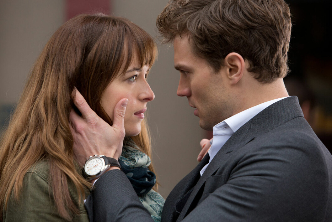 Anastasia Steel och Christian Grey i fifty shades of gray