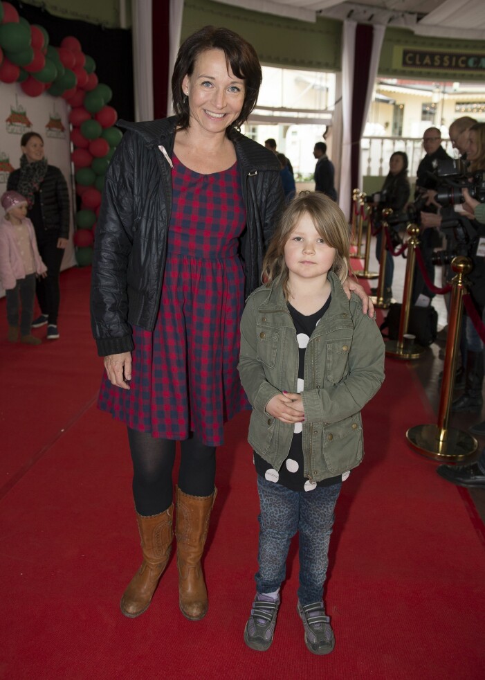 Martina Haag med Diana.
